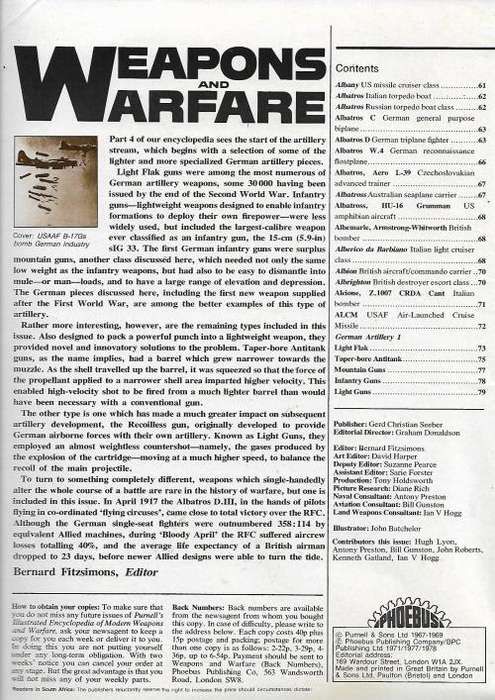 Purnell`s Illustrated Encyclopedia of Modern Weapons and Warfare - Part 4