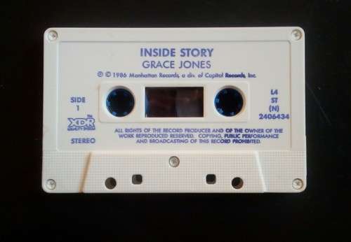 Grace Jones - Inside Story Cassette Tape