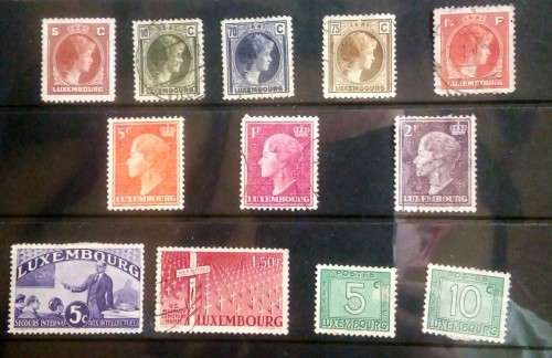 Luxembourg - Collection of Stamps Fine Used