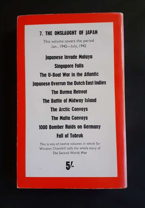Winston Churchill - The Second World War: The Onslaught of Japan Vol.7