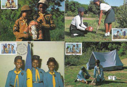 Ciskei - 1985 International Youth Year Full Set of 4 Maxi Cards