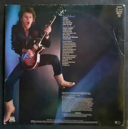 Aldo Nova - Aldo Nova LP Vinyl Record - UK Pressing
