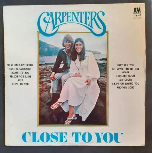 Carpenters - Close To You LP Vinyl Record