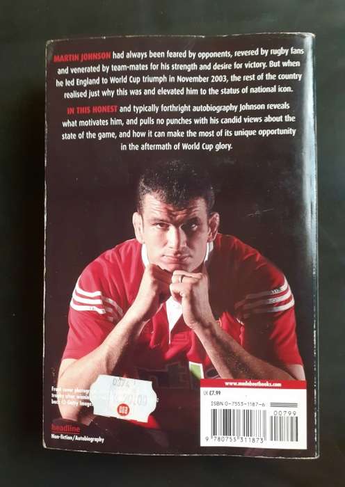 Martin Johnson The Autobiography