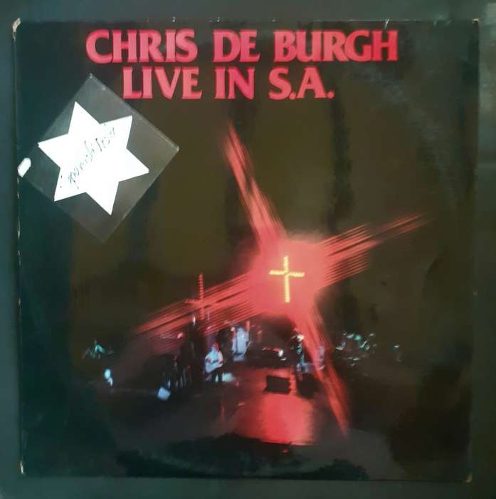 Chris de Burgh - Live In S.A. LP Vinyl Record