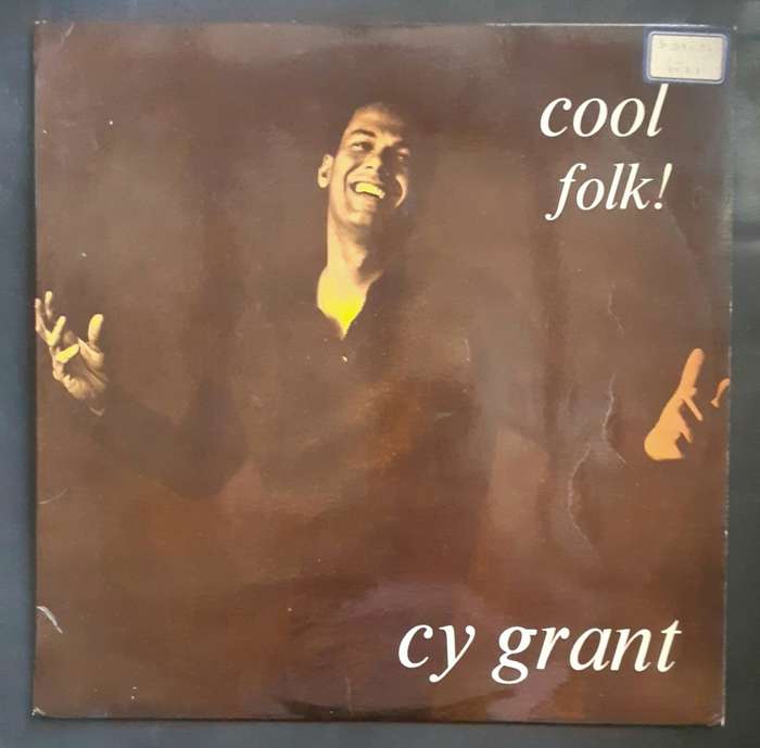 Cy Grant - Cool Folk! LP Vinyl Record - UK Pressing