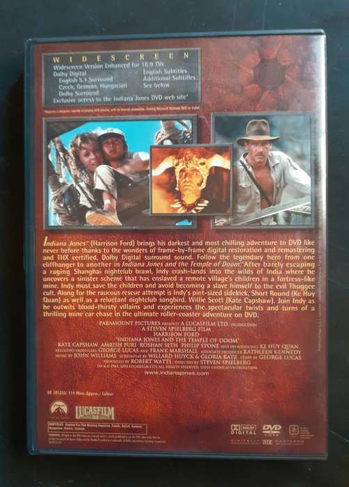 Indiana Jones and The Temple of Doom (DVD)