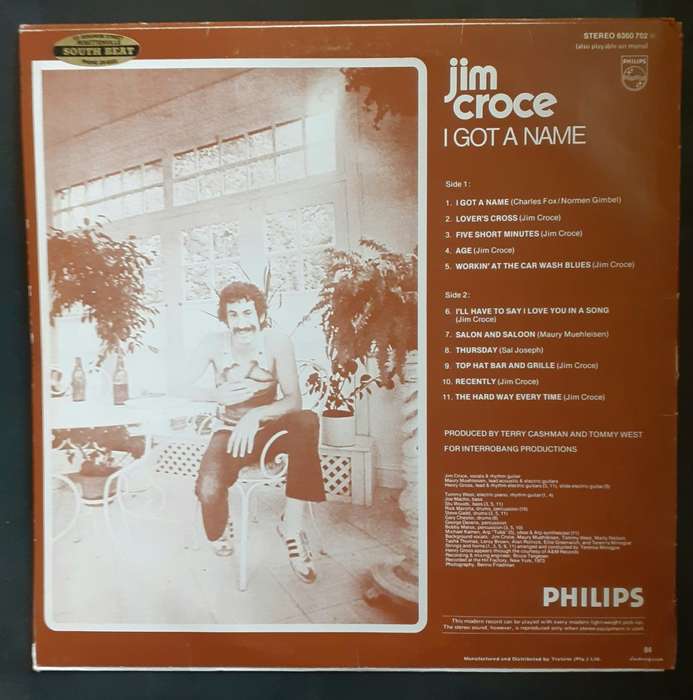 Jim Croce - I Got A Name LP Vinyl Record