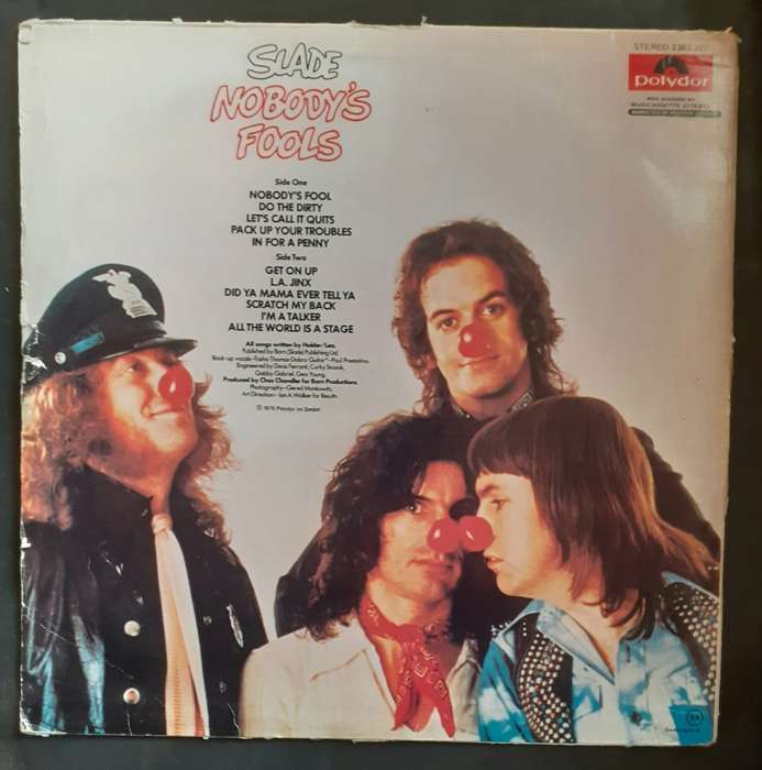 Slade - Nobody`s Fools LP Vinyl Record