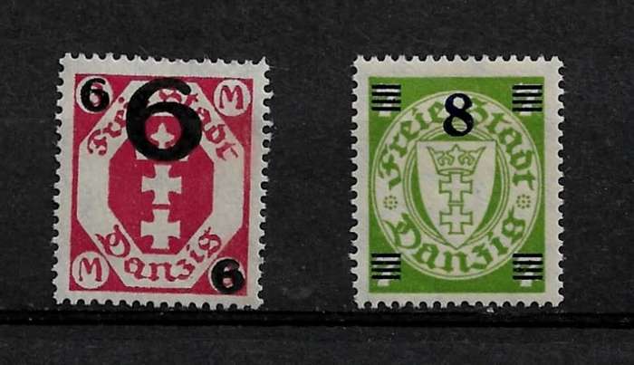 Danzig (Germany) - 1934 Part Set of 2 Stamps MH