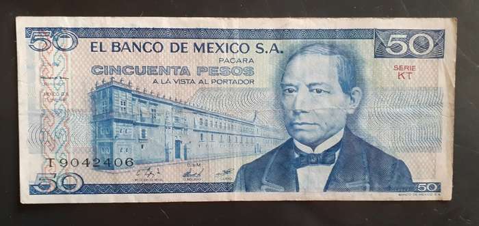 Mexico 1981 50 Pesos Bank Note - VG