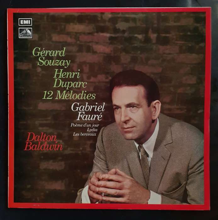 Duparc / Faure, Gérard Souzay / Dalton Baldwin  12 Mélodies & Poeme LP Vinyl Record - UK Pressing