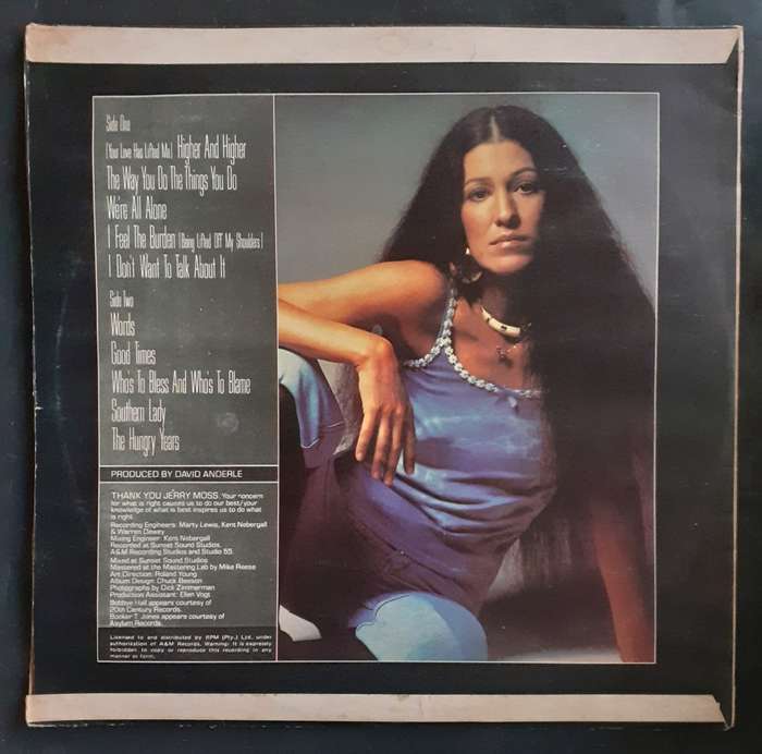 Rita Coolidge - Anytime...Anywhere LP Vinyl Record