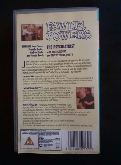 Fawlty Towers : The Psychiatrist VHS Tape