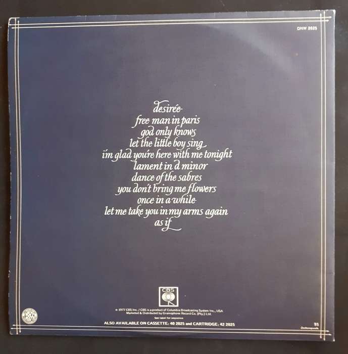 Neil Diamond - I'm Glad You're Here With Me Tonight LP Vinyl Record