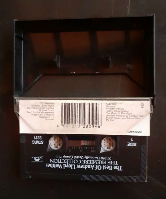 The Premiere Collection - The Best of Andrew Lloyd Webber Cassette Tape