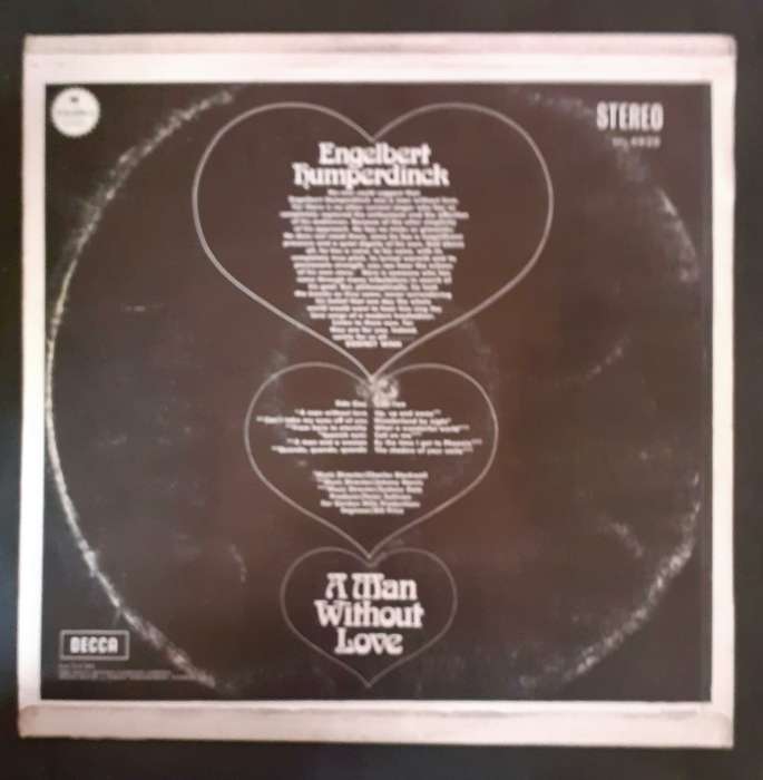 Engelbert Humperdinck - A Man Without Love LP Vinyl Record