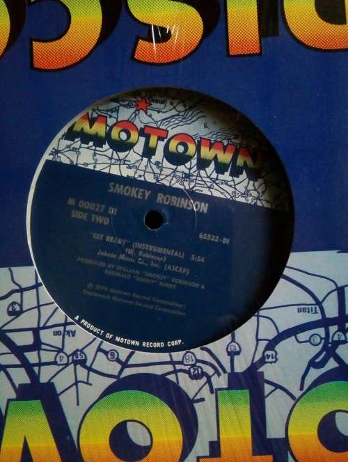 Smokey Robinson - Get Ready 12` Single Vinyl Record - USA Pressing