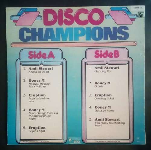 Disco Champions LP Vinyl Record
