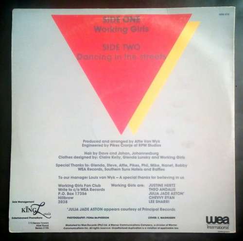 Working Girls - Working Girls 12` Single Vinyl Record