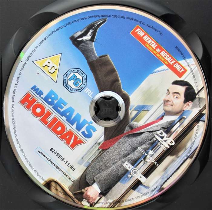 MR BEAN - Corgi Mini & Signed Rowan Atkinson DVD with Certificate of Authenticy! - Bean's Holiday