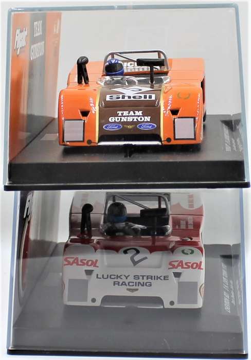 Fly - Chevron B21 1972 3Hr Lourenco Marques & 1972 Team Gunston 3Hr Cape Town Slot Cars - Unused