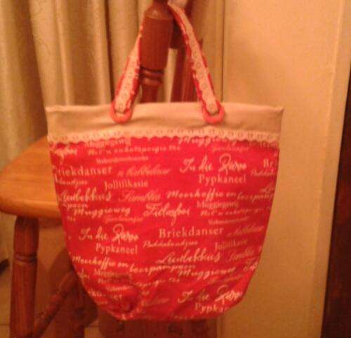 STUNNING TOTE BAG. FULLY LINED. One of a kind.