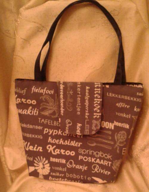 STUNNING TOTE BAG. FULLY LINED. One of a kind.