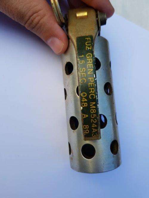 Spent Fuz Gren Perc Grenade. No International bidders please.