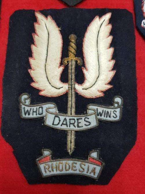 Rhodesian SAS Special Air Service Blazer badge.