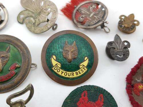 Stunning collection of Boy Scout badges and memorabilia.