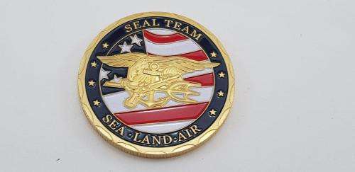 Seal Team Medallion Challenge Coin.