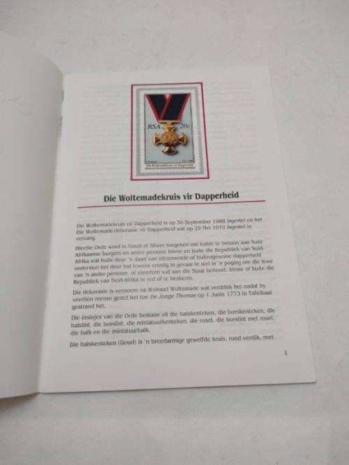 Medal booklet