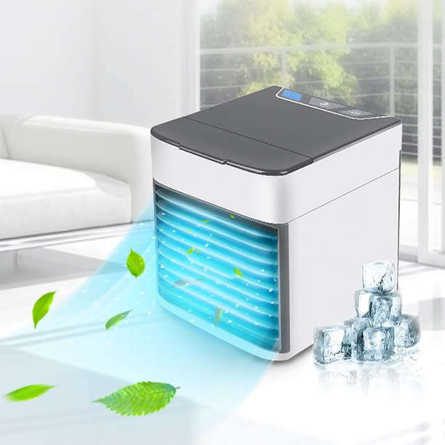 Andowl Mini USB Personal Space Air Cooler Ultra Fan Humidifier Purifier