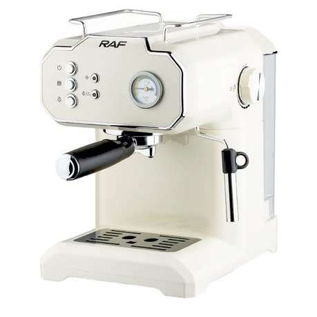 RAF Twin Brew Pro - 15Bar Espresso & Cappuccino Coffee Maker R.104W - EMS