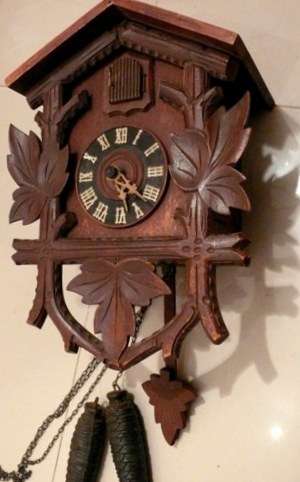 OLD CUCKOO CLOCK,H.HERR,GERMANY,Pls see all images etc