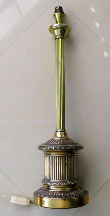BRASS LAMP BASE "COLUMN",HEIGHT:56cm