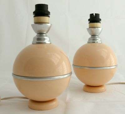 TWO RETRO LAMPS // Pls check pics and size...