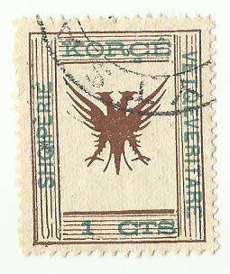 1917 ALBANIA COAT OF ARMS