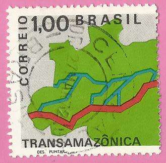 1971 BRAZIL MAP