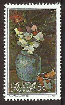 1980 SOUTH AFRICA PAINTINGS BY PIETER WENNING