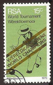 1976 SOUTH AFRICA VICTORY IN WORLD BOWLS CHAMPIONSHIPS