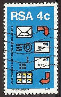 1975 SOUTH AFRICA POSTAL MECHANIZATION