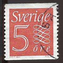 1957 SWEDEN NUMERAL STAMPS
