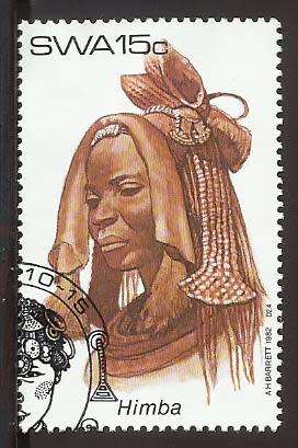 1982 SOUTH WEST AFRICA FEMALE HEADDRESSES