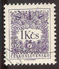 1954 CZECHOSLOVAKIA NUMERAL