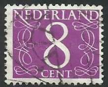 1957 NETHERLANDS NUMERAL
