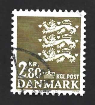 1975 DENMARK COAT OF ARMS