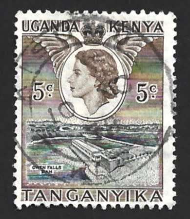1954 KENYA UGANDA TANZANIA QUEEN ELIZABETH II AND LANDSCAPES