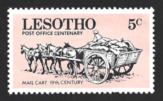 1972 LESOTHO POSTAL SERVICE